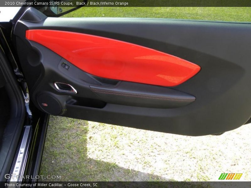 Black / Black/Inferno Orange 2010 Chevrolet Camaro SS/RS Coupe