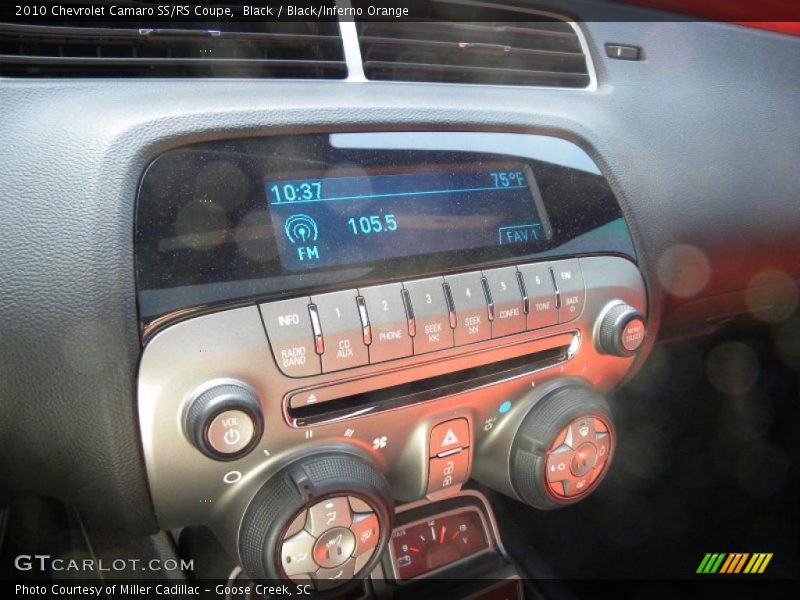 Black / Black/Inferno Orange 2010 Chevrolet Camaro SS/RS Coupe