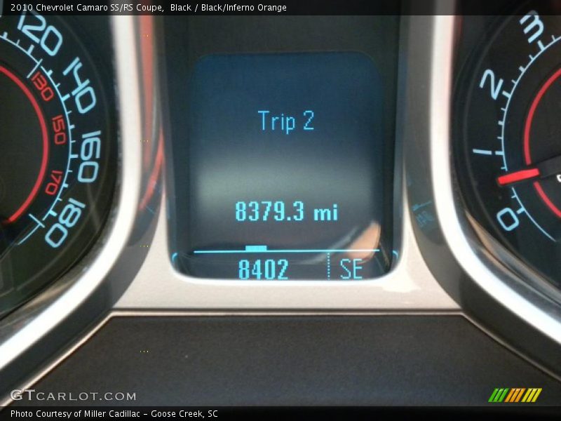 Black / Black/Inferno Orange 2010 Chevrolet Camaro SS/RS Coupe