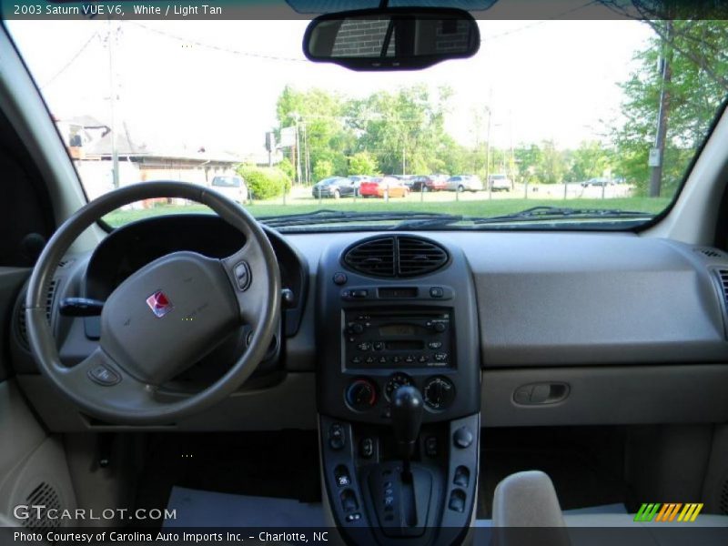 White / Light Tan 2003 Saturn VUE V6