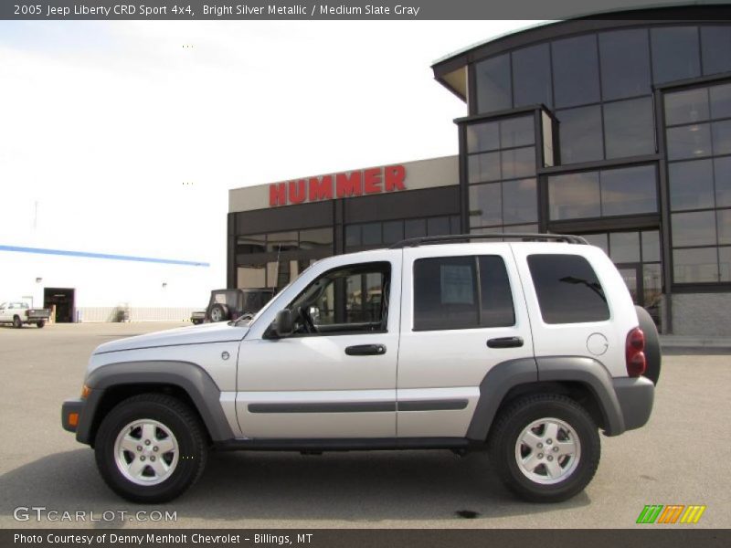 Bright Silver Metallic / Medium Slate Gray 2005 Jeep Liberty CRD Sport 4x4