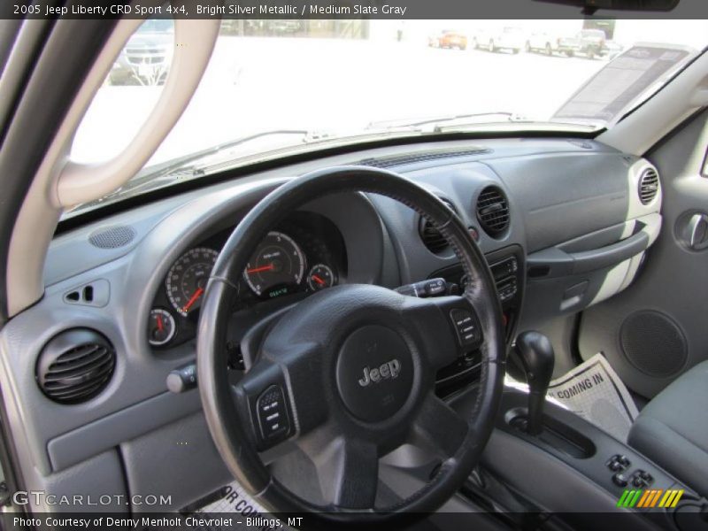 Bright Silver Metallic / Medium Slate Gray 2005 Jeep Liberty CRD Sport 4x4