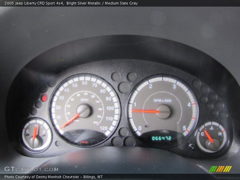 Bright Silver Metallic / Medium Slate Gray 2005 Jeep Liberty CRD Sport 4x4
