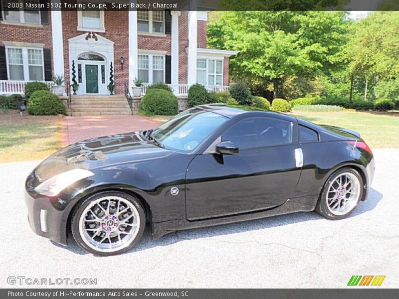 Super Black / Charcoal 2003 Nissan 350Z Touring Coupe