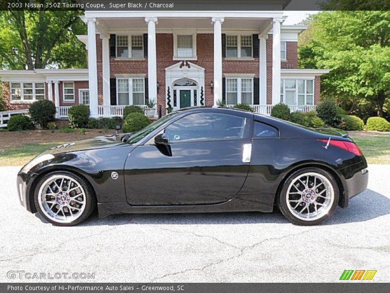 Super Black / Charcoal 2003 Nissan 350Z Touring Coupe