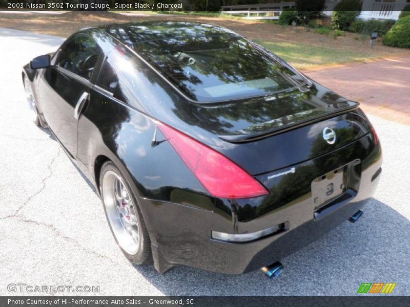 Super Black / Charcoal 2003 Nissan 350Z Touring Coupe