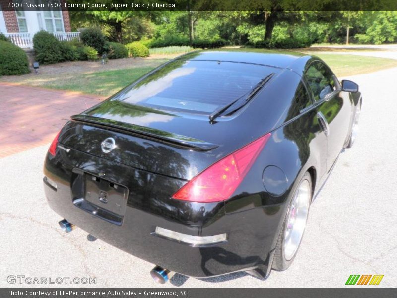 Super Black / Charcoal 2003 Nissan 350Z Touring Coupe