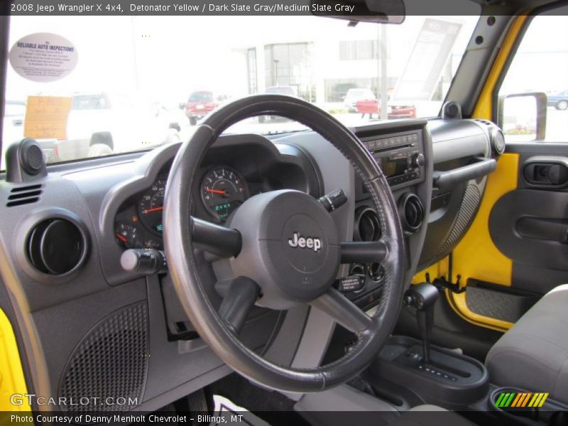 Detonator Yellow / Dark Slate Gray/Medium Slate Gray 2008 Jeep Wrangler X 4x4