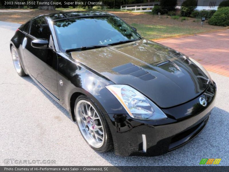 Super Black / Charcoal 2003 Nissan 350Z Touring Coupe