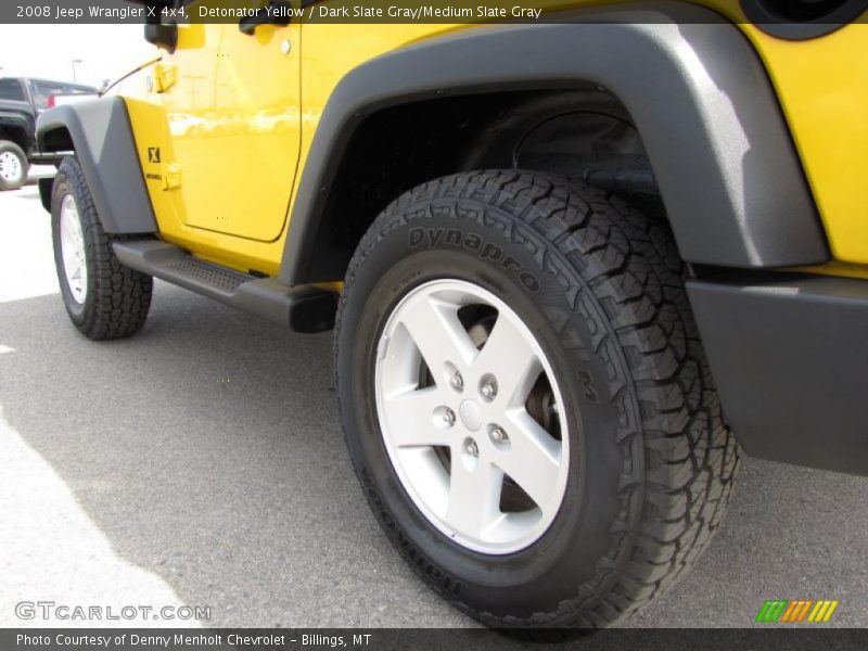 Detonator Yellow / Dark Slate Gray/Medium Slate Gray 2008 Jeep Wrangler X 4x4