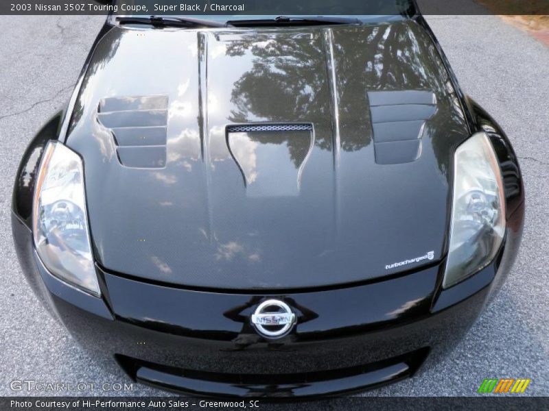 Super Black / Charcoal 2003 Nissan 350Z Touring Coupe