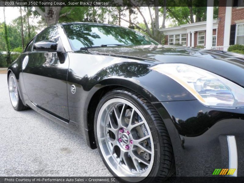 Super Black / Charcoal 2003 Nissan 350Z Touring Coupe