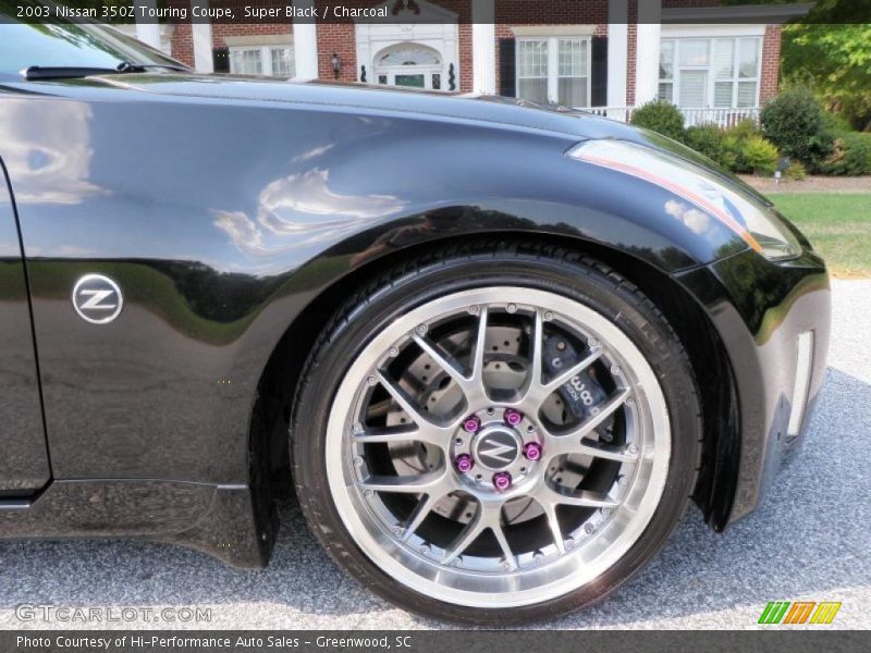 Super Black / Charcoal 2003 Nissan 350Z Touring Coupe