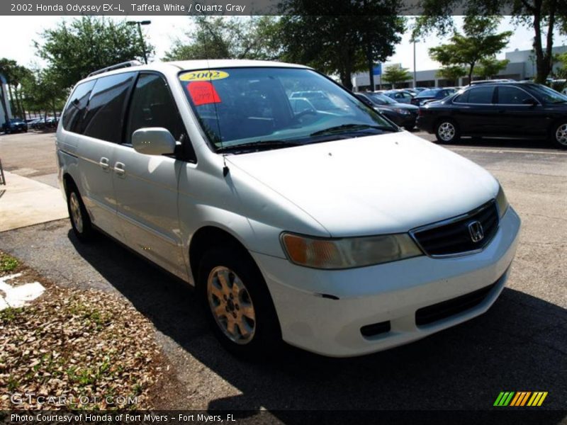 Taffeta White / Quartz Gray 2002 Honda Odyssey EX-L