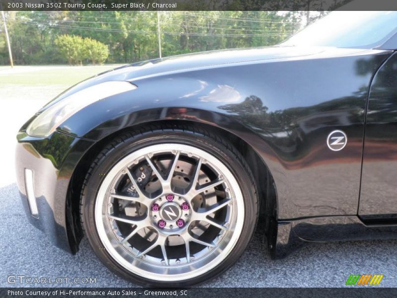 Super Black / Charcoal 2003 Nissan 350Z Touring Coupe