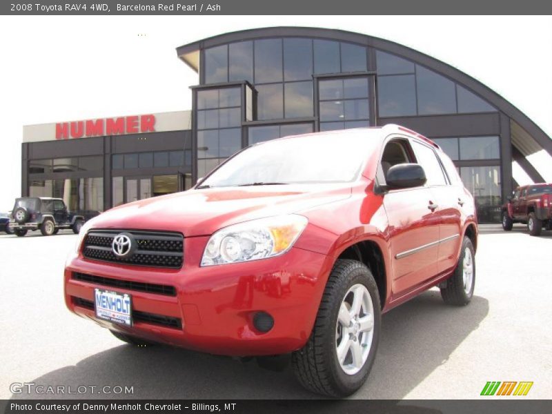 Barcelona Red Pearl / Ash 2008 Toyota RAV4 4WD