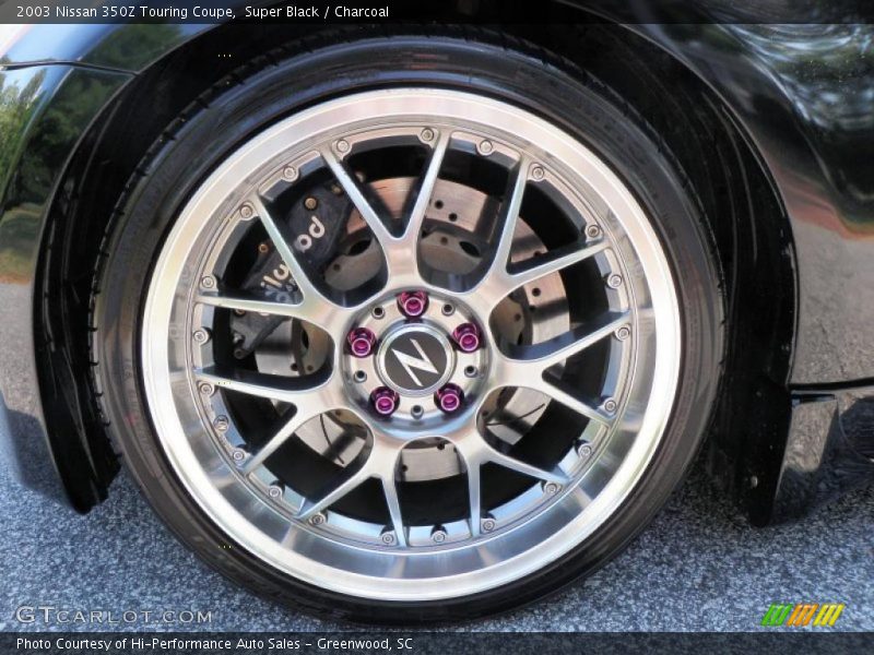 Super Black / Charcoal 2003 Nissan 350Z Touring Coupe