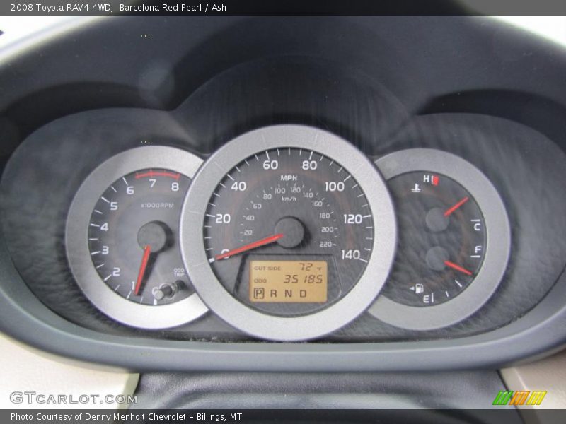 Barcelona Red Pearl / Ash 2008 Toyota RAV4 4WD