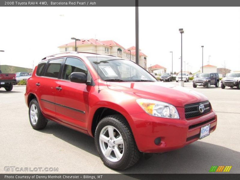 Barcelona Red Pearl / Ash 2008 Toyota RAV4 4WD