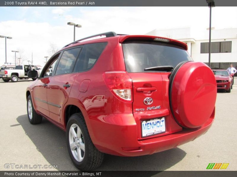 Barcelona Red Pearl / Ash 2008 Toyota RAV4 4WD