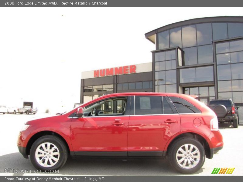 Redfire Metallic / Charcoal 2008 Ford Edge Limited AWD