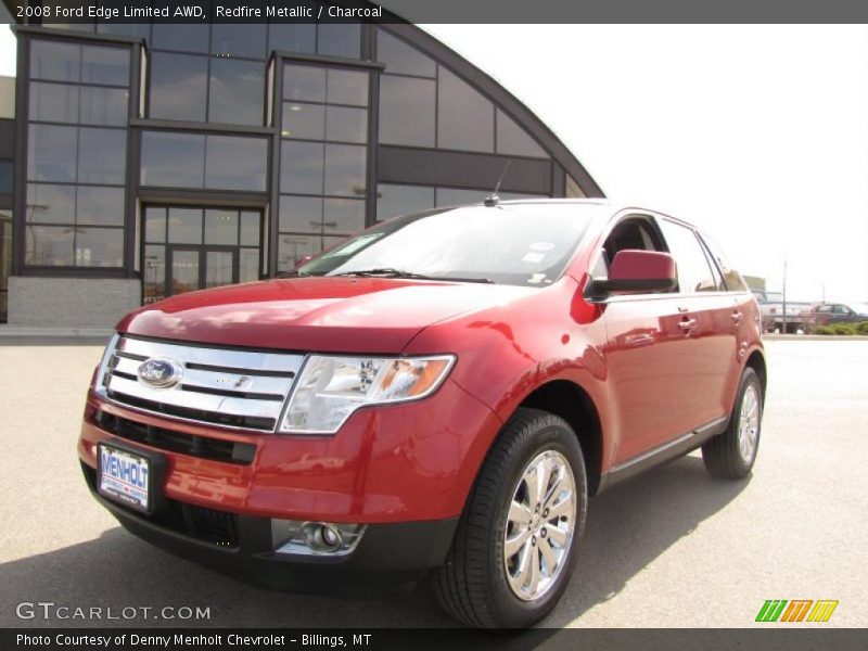 Redfire Metallic / Charcoal 2008 Ford Edge Limited AWD