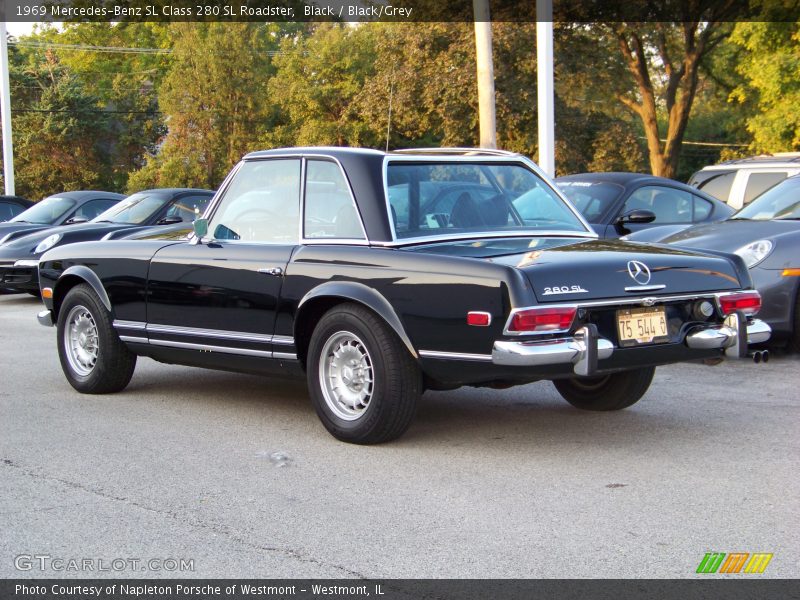 Black / Black/Grey 1969 Mercedes-Benz SL Class 280 SL Roadster