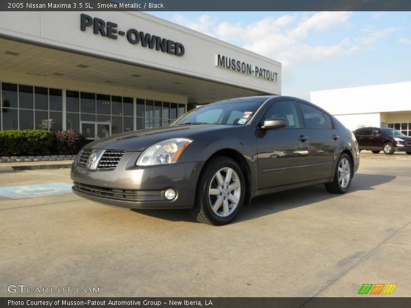Smoke Metallic / Black 2005 Nissan Maxima 3.5 SL