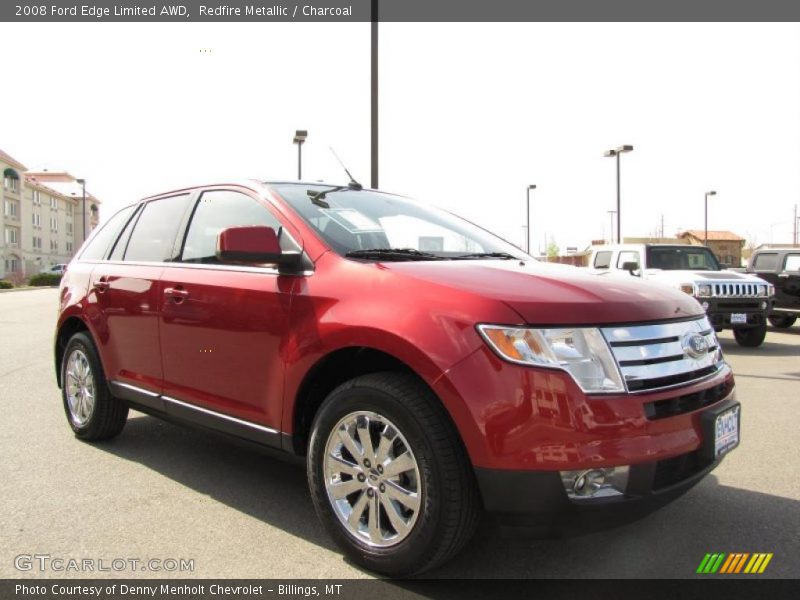 Redfire Metallic / Charcoal 2008 Ford Edge Limited AWD