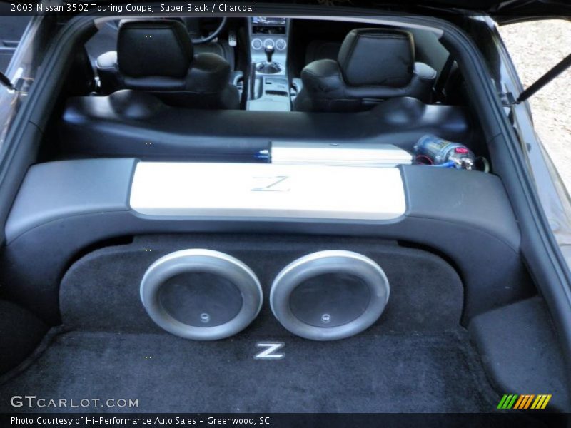 Super Black / Charcoal 2003 Nissan 350Z Touring Coupe