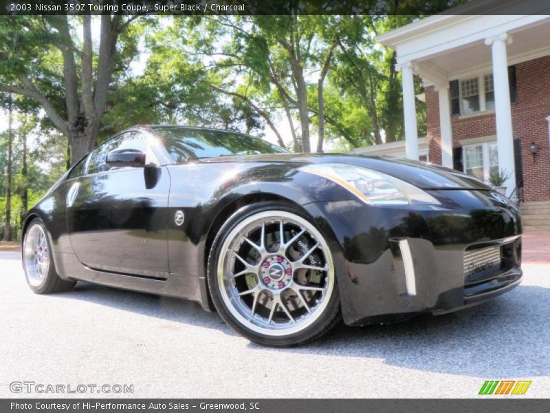 Super Black / Charcoal 2003 Nissan 350Z Touring Coupe