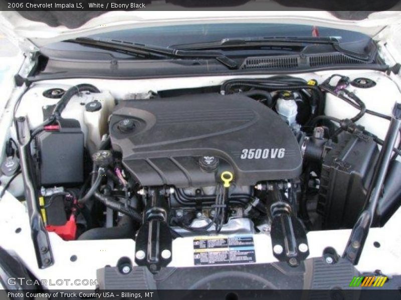 White / Ebony Black 2006 Chevrolet Impala LS