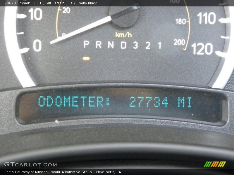 All Terrain Blue / Ebony Black 2007 Hummer H2 SUT
