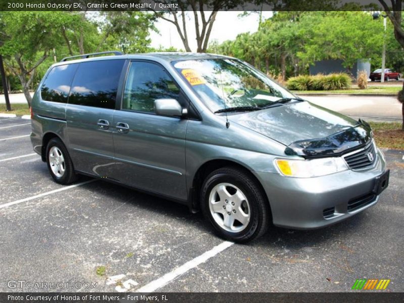 Granite Green Metallic / Quartz 2000 Honda Odyssey EX