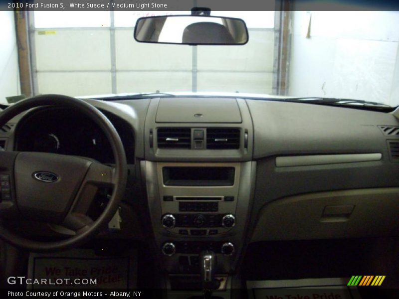 White Suede / Medium Light Stone 2010 Ford Fusion S