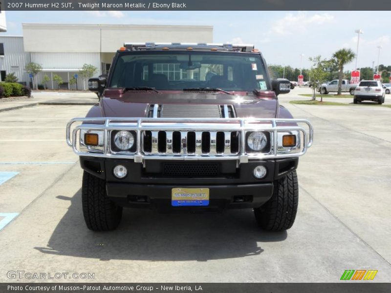 Twilight Maroon Metallic / Ebony Black 2007 Hummer H2 SUT