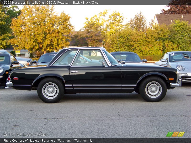 Black / Black/Grey 1969 Mercedes-Benz SL Class 280 SL Roadster