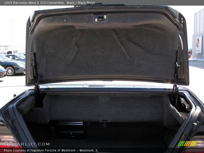 Black / Black/Beige 1994 Mercedes-Benz E 320 Convertible