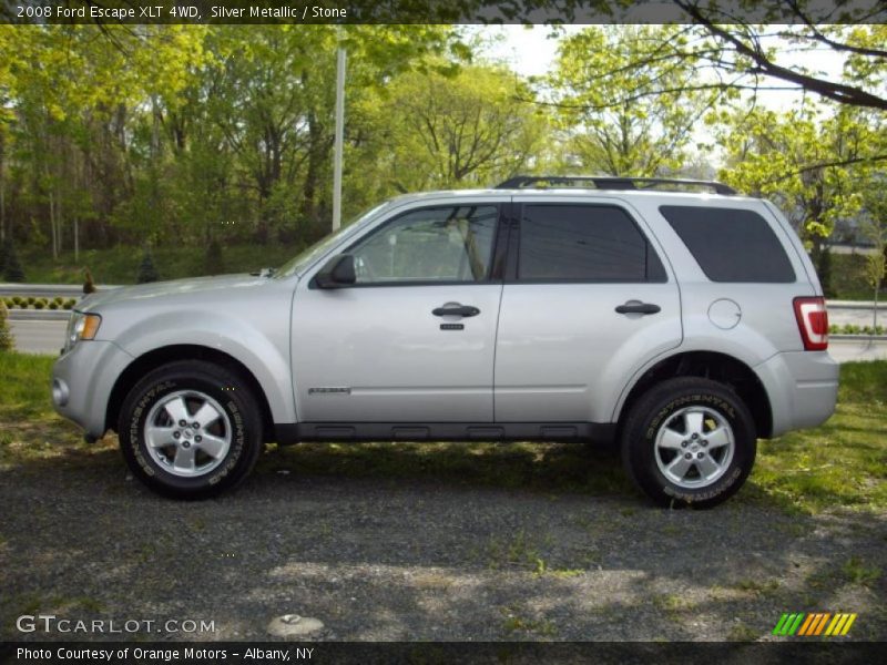 Silver Metallic / Stone 2008 Ford Escape XLT 4WD