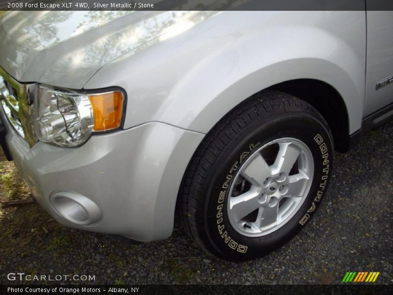 Silver Metallic / Stone 2008 Ford Escape XLT 4WD