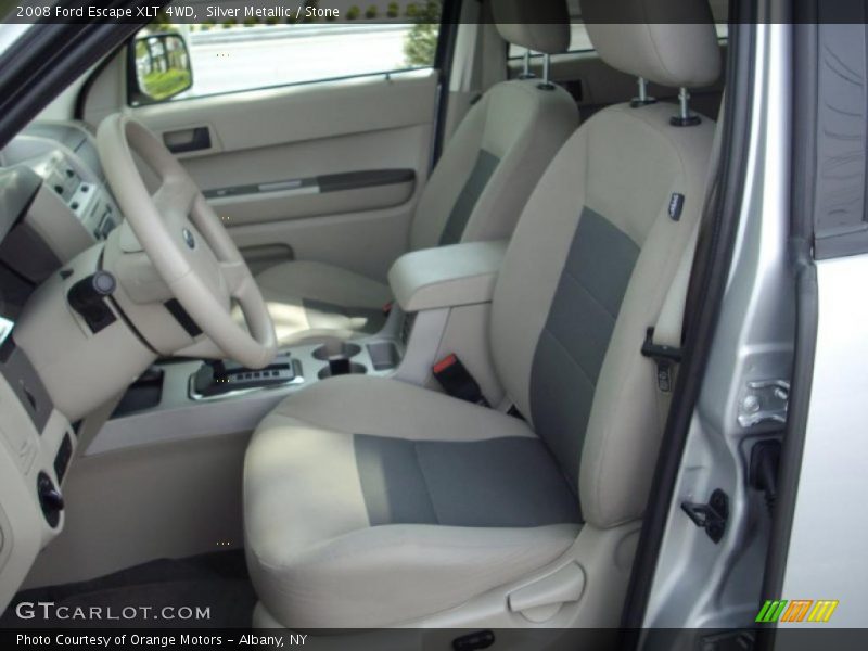 Silver Metallic / Stone 2008 Ford Escape XLT 4WD