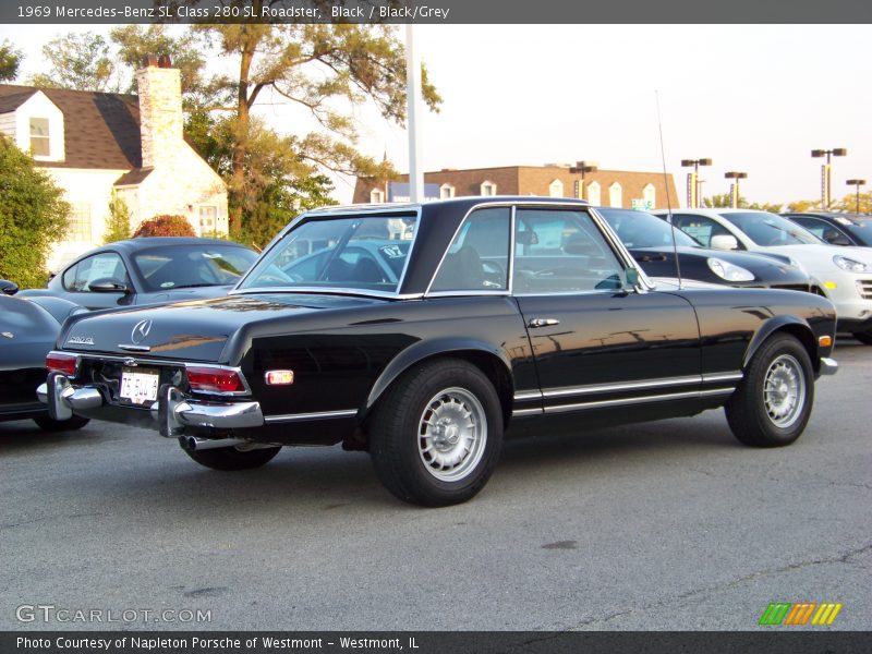 Black / Black/Grey 1969 Mercedes-Benz SL Class 280 SL Roadster