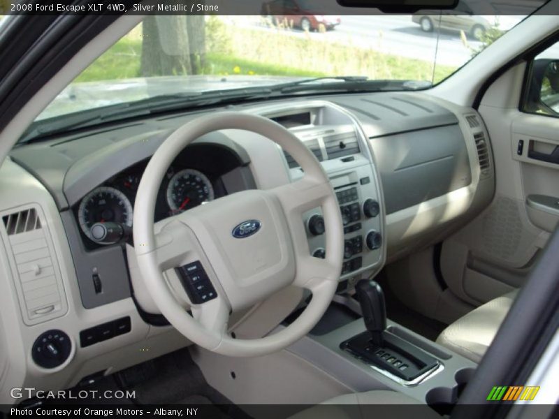 Silver Metallic / Stone 2008 Ford Escape XLT 4WD