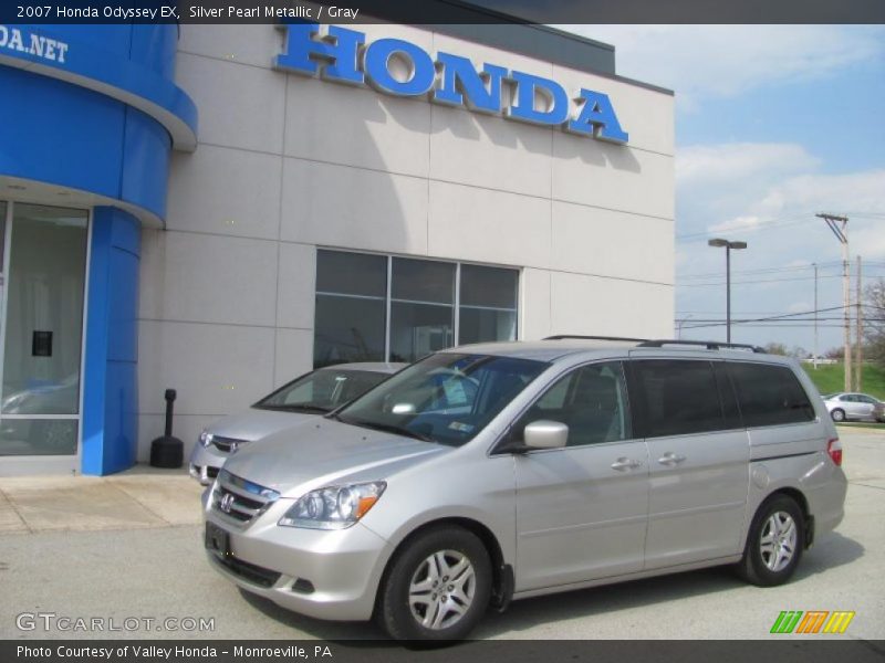 Silver Pearl Metallic / Gray 2007 Honda Odyssey EX