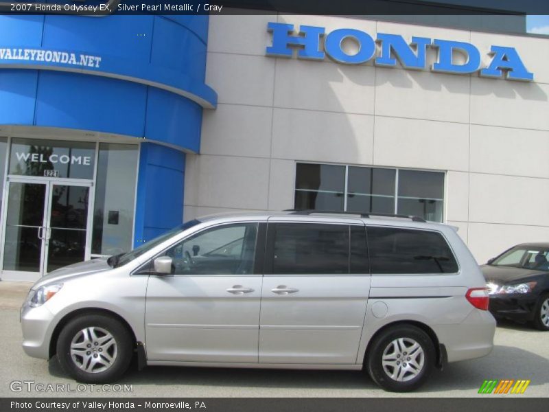 Silver Pearl Metallic / Gray 2007 Honda Odyssey EX