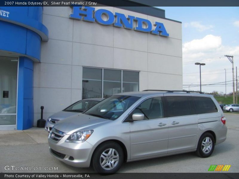 Silver Pearl Metallic / Gray 2007 Honda Odyssey EX