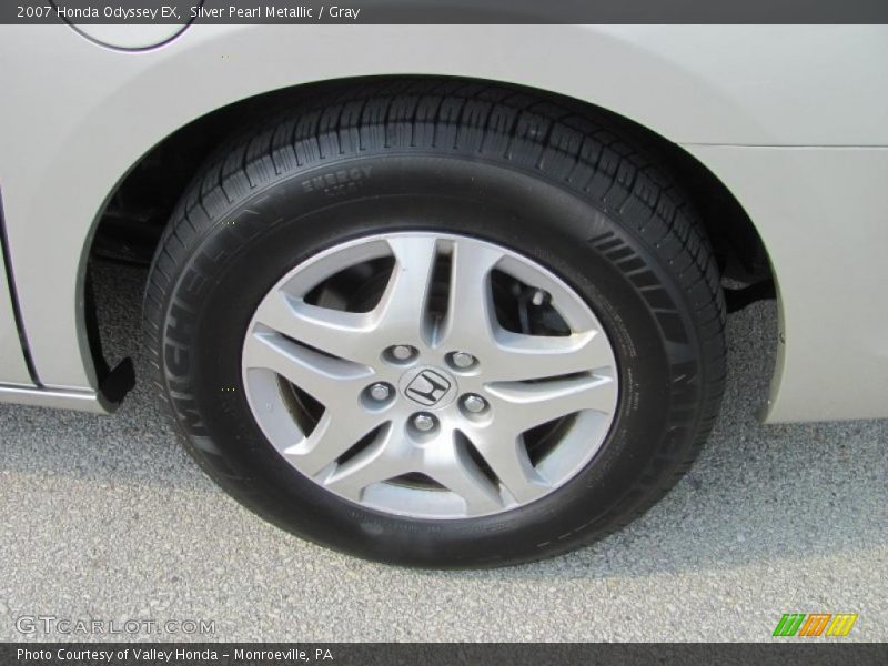 Silver Pearl Metallic / Gray 2007 Honda Odyssey EX