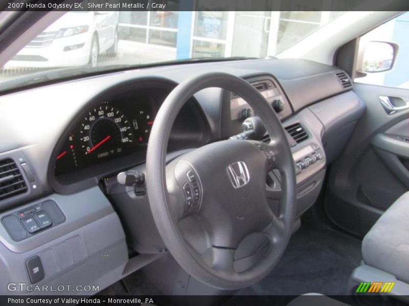 Silver Pearl Metallic / Gray 2007 Honda Odyssey EX