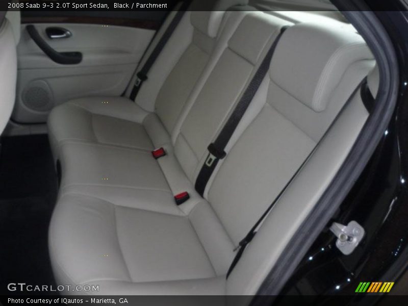 Black / Parchment 2008 Saab 9-3 2.0T Sport Sedan