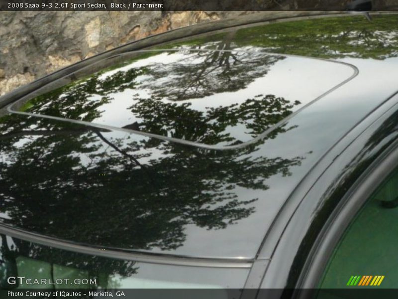 Black / Parchment 2008 Saab 9-3 2.0T Sport Sedan